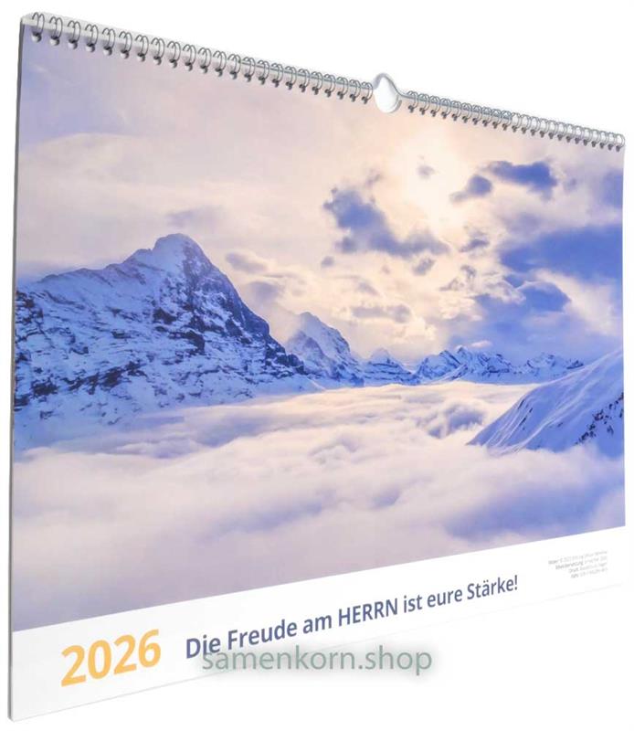 Wandkalender "Die Freude am Herrn..."