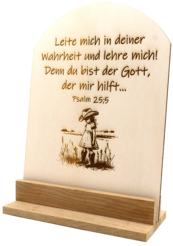 Aufstellbild "Leite mich in deiner Wahrheit"