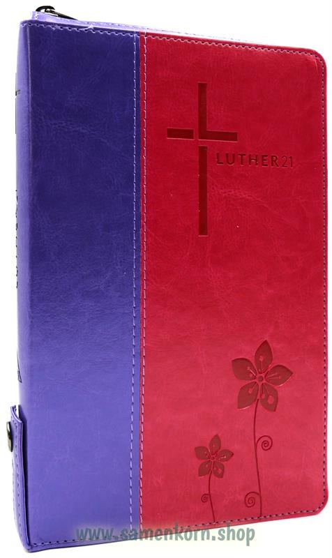 Luther21 ST  Lila/Pink, Silberschnitt, GR, RV / Buch