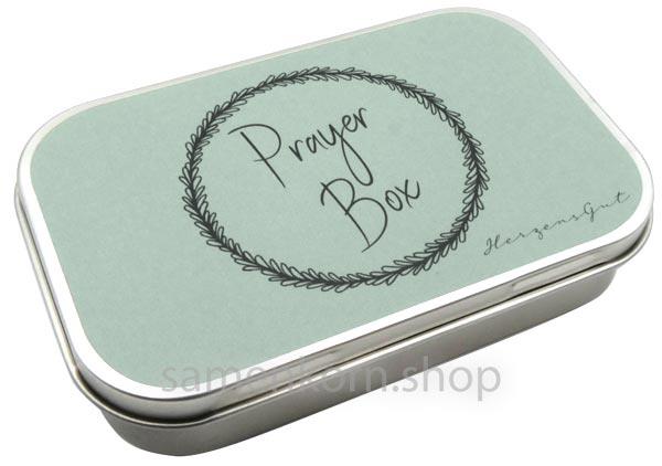 Prayerbox "Schwarzer Kranz - wreath in black"