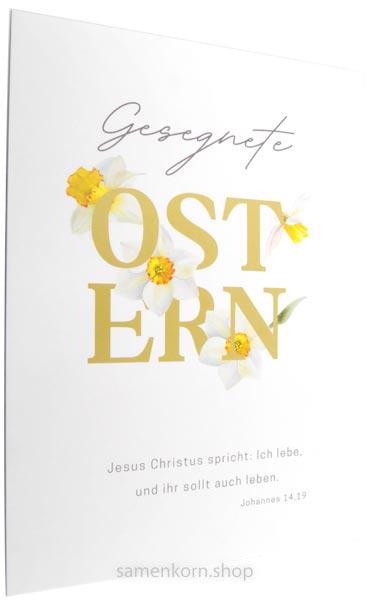 Postkarte Gesegnete Ostern / Joh.14,19