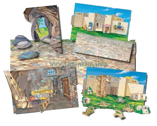 Combo Set groß - Flanellhintergründe