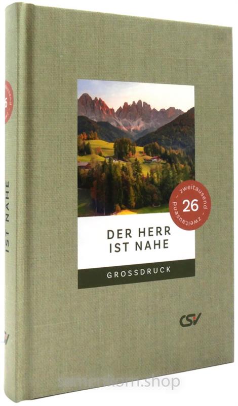 Der Herr ist nahe 2026 Großdruck / Buchkalender