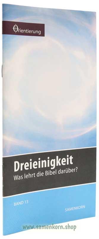 Dreieinigkeit, Band 13  Reihe Orientierung / Heft