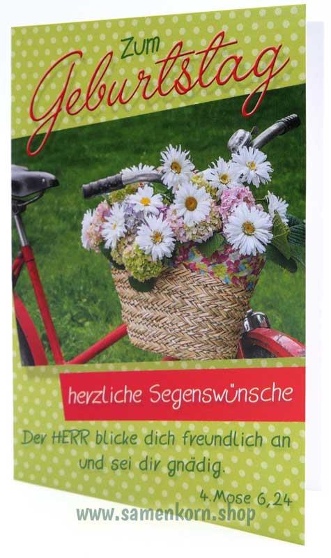 Kleinkärtchen Midi - Zum Geburtstag / 4 Mose 6,25