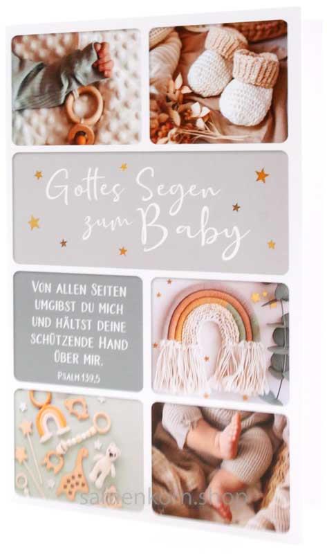 Faltkarte "Gottes Segen zum Baby" Ps. 139,5