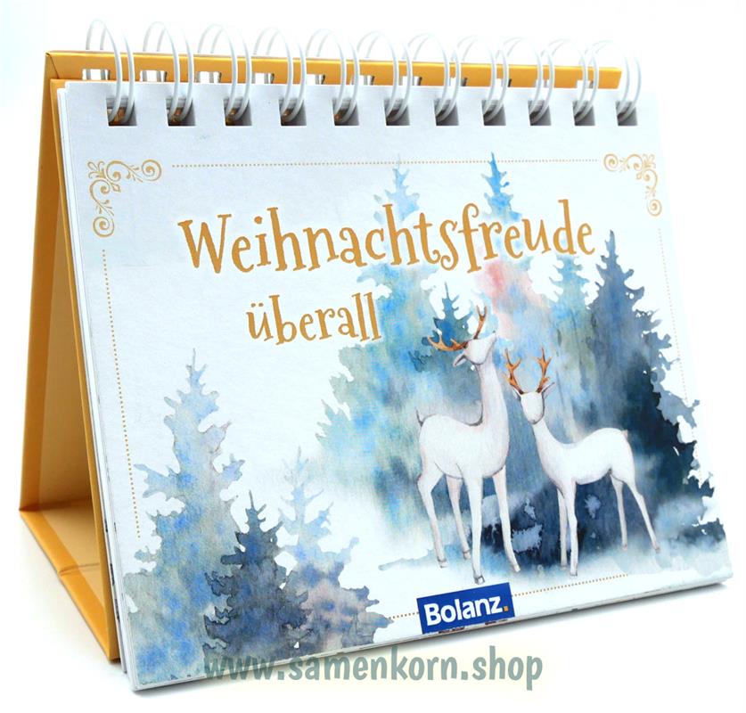 Aufstellbuch „Weihnachtsfreude überall“