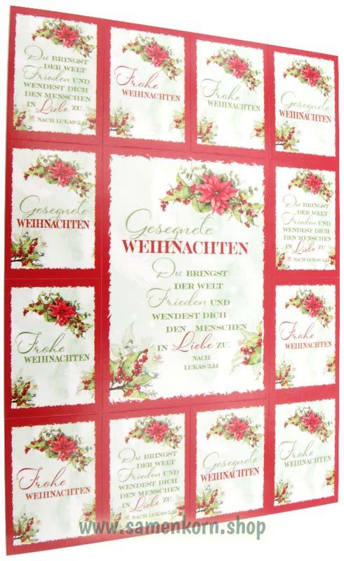 Postkarten-Aufkleber "Du bringst der Welt Frieden"