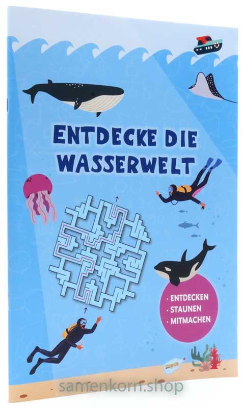 Rätselheft "Entdecke die Wasserwelt"  / Heft