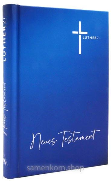 Luther21 Neues Testament, Psalmen, Sprüche - blau, klein, HC / Buch