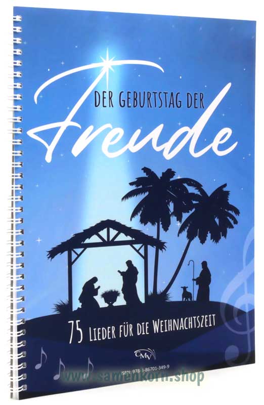 Der Geburtstag der Freude / Notenheft mit Gitarrengriffen