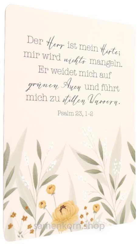 Postkarte - Psalm 23,1-2 - TS