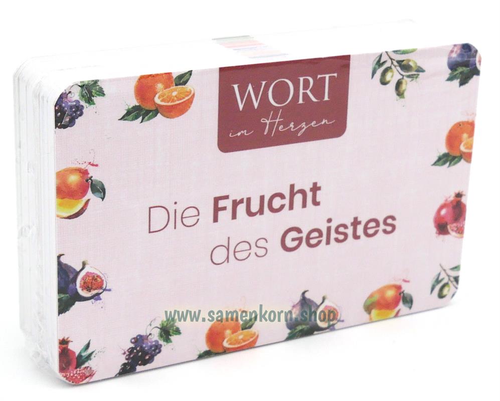 Die Frucht des Geistes -Wort im Herzen / 48 Lernkarten