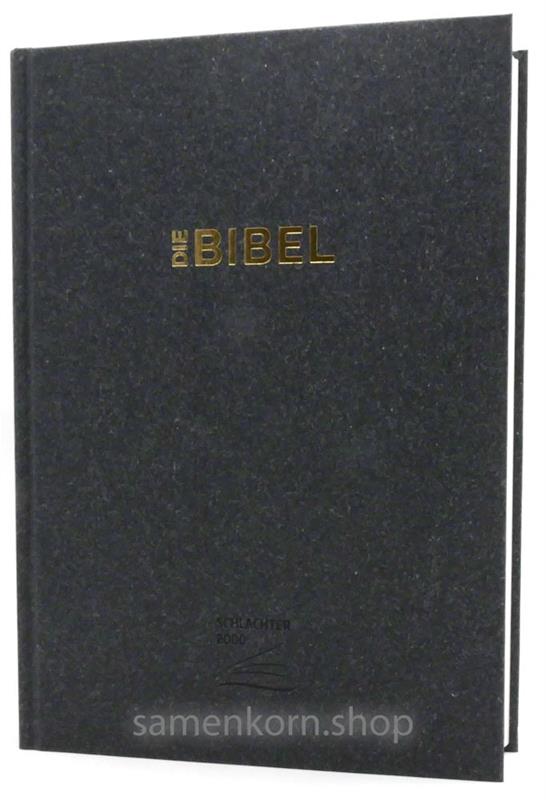 Schlachter 2000 - Schreibrandausgabe, schwarz, ohne Parallelstellen / Buch