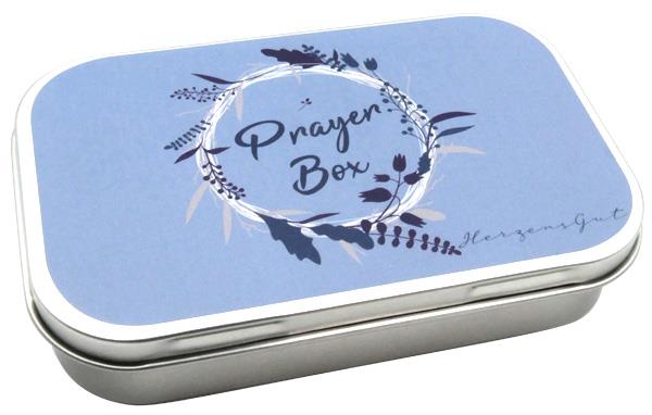 Prayerbox "Blauer Kranz - the blue one"