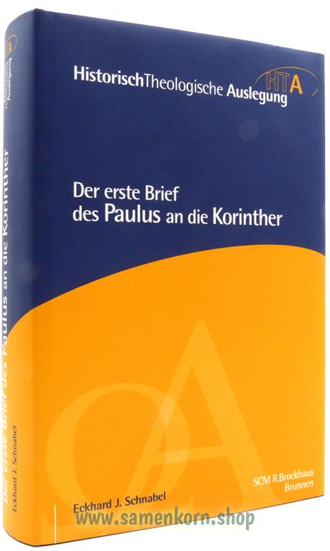 Der erste Brief des Paulus an die Korinther / Buch