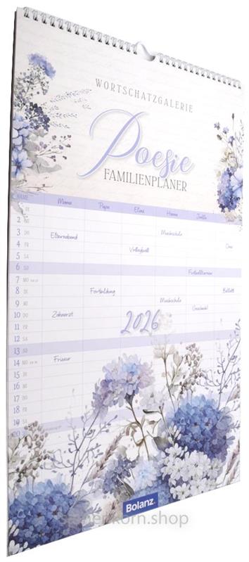 Poesie Familienplaner 2026